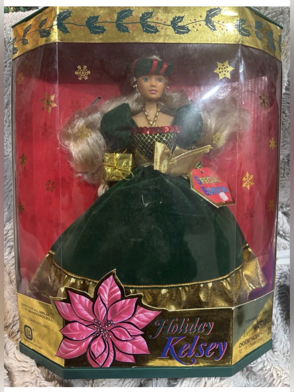 Barbie Holiday Kelsey Special Edition Doll New in original box 1996